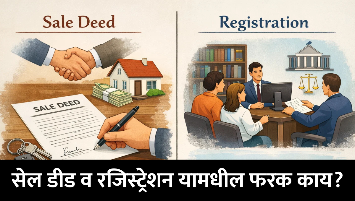 Difference between Sale Deed and Registration