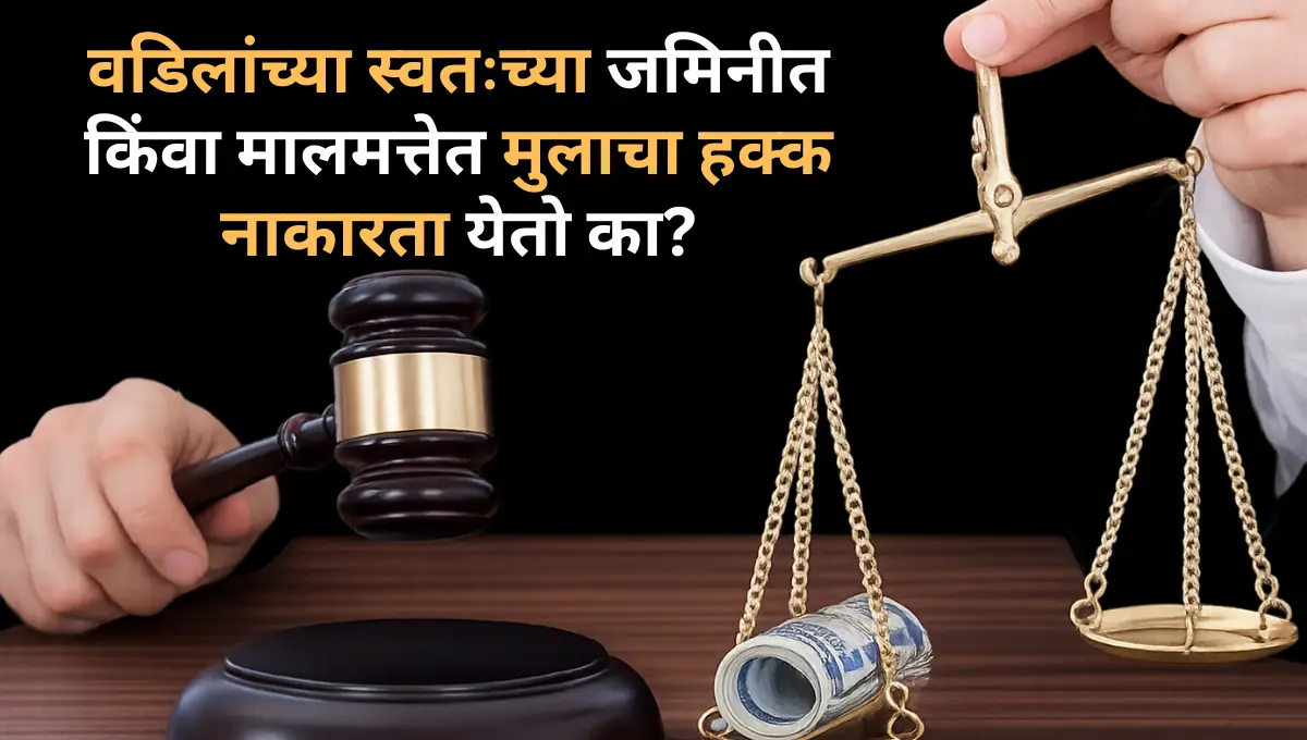 right of son in father's property